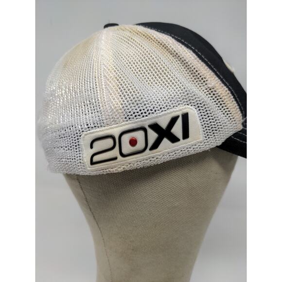Nike Golf VR 20xi Mesh Back Fitted Hat Size M/L Black & White Embroidered Logo - Picture 7 of 12